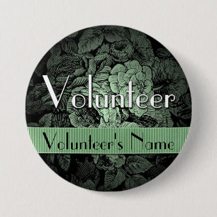 Garden Custom Button: vrijwilliger Ronde Button 7,6 Cm