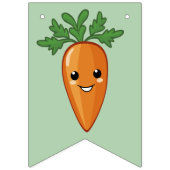 Garden Cutie Smiling Groenten Baby shower Vlaggetjes (Tweede vlag)