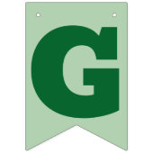 Garden Cutie Smiling Groenten Baby shower Vlaggetjes (Derde vlag)