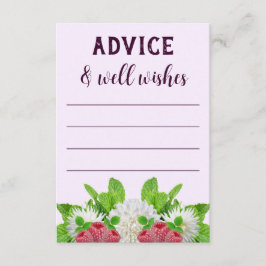 Garden Dahlia Vrijgezellenfeest Advieskaart