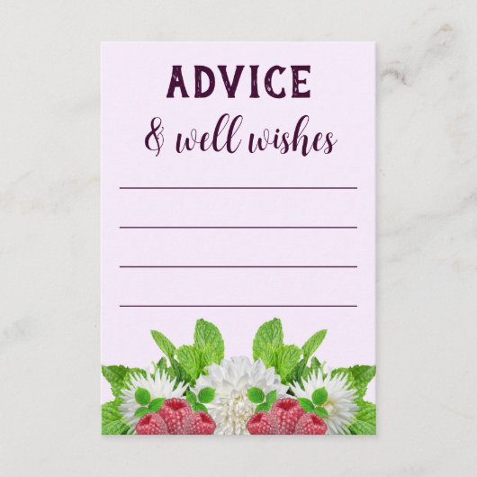 Garden Dahlia Vrijgezellenfeest Advieskaart (Voorkant)