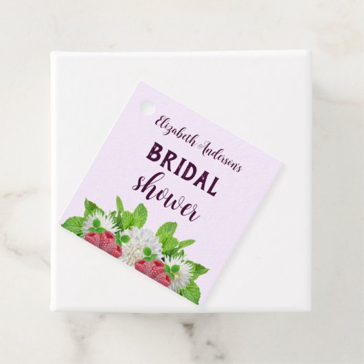 Garden Dahlia Vrijgezellenfeest Bedankjes Labels (In situ)