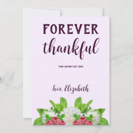 Garden Dahlia Vrijgezellenfeest Bedankkaart