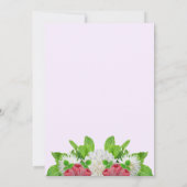 Garden Dahlia Vrijgezellenfeest Bedankkaart (Achterkant)