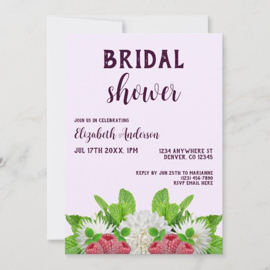 Garden Dahlia Vrijgezellenfeest Kaart (Voorkant)