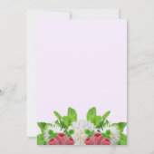 Garden Dahlia Vrijgezellenfeest Kaart (Achterkant)