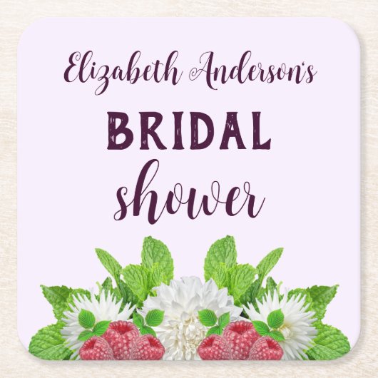 Garden Dahlia Vrijgezellenfeest Kartonnen Onderzetters (Voorkant)