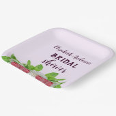 Garden Dahlia Vrijgezellenfeest Papieren Bordje (Gebogen)