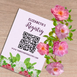 Garden Dahlia Vrijgezellenfeest Registry Informatiekaartje