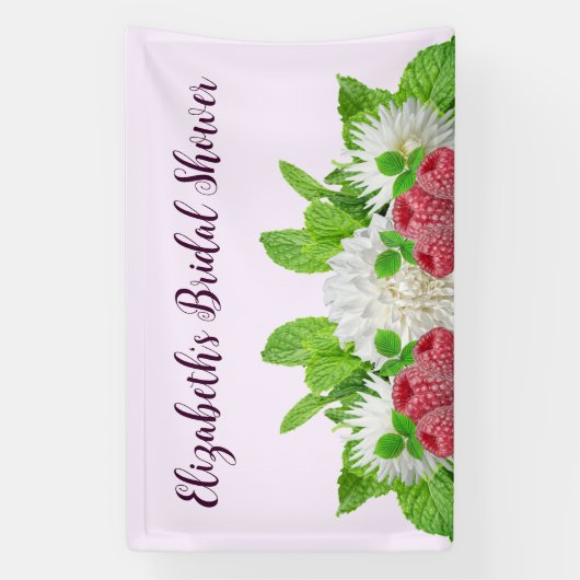 Garden Dahlia Vrijgezellenfeest Spandoek (Verticaal)