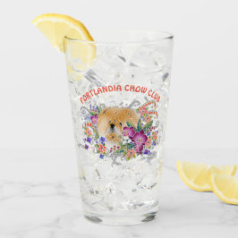 GARDEN DANCE Chow16 ounce GEPERSONALISEERD glas