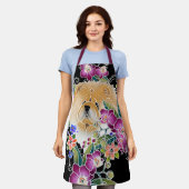 GARDEN DANCE Chow All-Over Print Schort (Gedragen)
