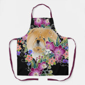 GARDEN DANCE Chow All-Over Print Schort (Voorkant)