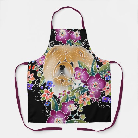 GARDEN DANCE Chow All-Over Print Schort (Voorkant)