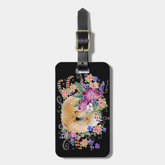 GARDEN DANCE CHOW - Bagagelabel 2 stijlen (Voorkant verticaal)