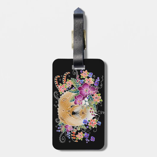 GARDEN DANCE CHOW - Bagagelabel 2 stijlen (Achterkant verticaal)