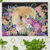 GARDEN DANCE CHOW - Keukenhanddoeken (Gevouwen)