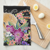 GARDEN DANCE CHOW - Keukenhanddoeken (Quarter Fold)