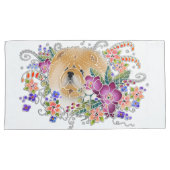 GARDEN DANCE CHOW - KING kussensloop set van 2 (Voorkant-Rechts)