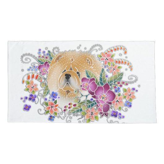 GARDEN DANCE CHOW - KING kussensloop set van 2 (Achterkant-Links)