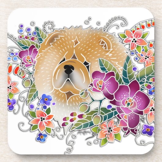 GARDEN DANCE Chow - Onderzetter set (Voorkant)