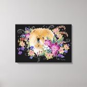 GARDEN DANCE CHOW - Opgerold Canvas Art-paneel (Voorkant)