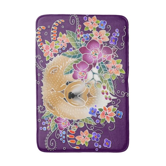 GARDEN DANCE CHOW Paarse - krat of badmat (Voorkant Verticaal)