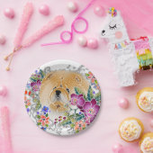 GARDEN DANCE Chow - Papieren borden 2 maten Bordje (Feest)