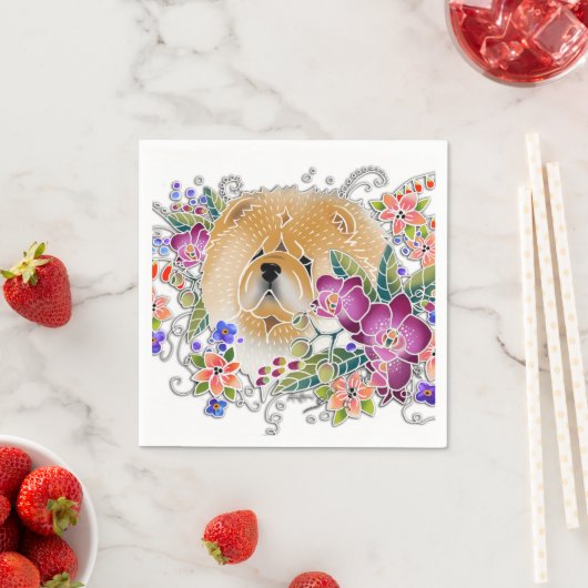 GARDEN DANCE Chow - Papieren servetten (Insitu)