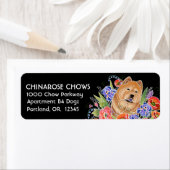 GARDEN DANCE CHOW - Retouradreslabels aanpassen Etiket (Insitu)