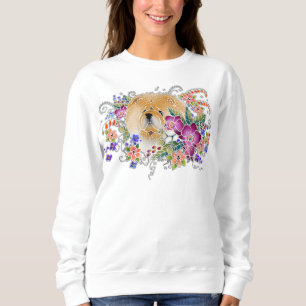 GARDEN DANCE CHOW Sweatshirt - best op donker/wit