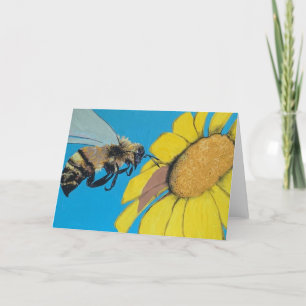 'Garden Dance' Schilderen op een Bedankkaart