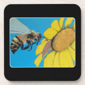 'Garden Dance' Schilderen op een Bier Onderzetter (Voorkant)