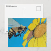 'Garden Dance' Schilderen op een Briefkaart (Voorkant / Achterkant)