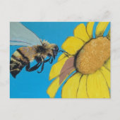 'Garden Dance' Schilderen op een Briefkaart (Voorkant)