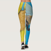 'Garden Dance' Schilderen op een Leggings (Achterkant)