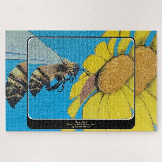 'Garden Dance' Schilderen op een Legpuzzel (Horizontaal)