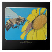 'Garden Dance' Schilderen op een Tegeltje (Voorkant)