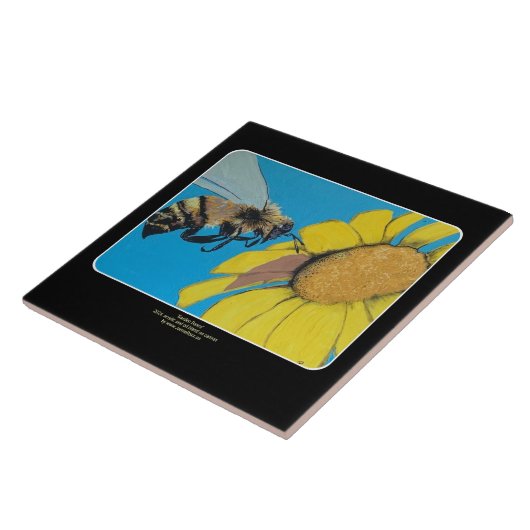 'Garden Dance' Schilderen op een Tegeltje (Zijkant)