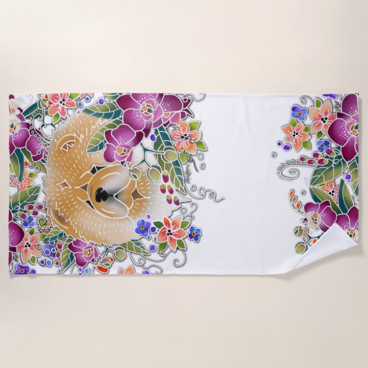 GARDEN DANCE show strandlaken witte achtergrond (Voorkant)