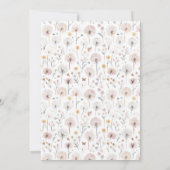 Garden Dandelion waterverf Fairy Eerste Verjaardag Kaart (Achterkant)