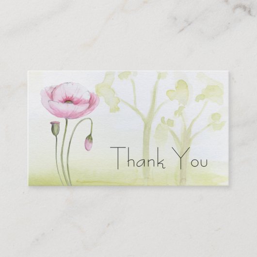 Garden Dank u Visitekaartje (Voorkant)