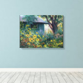 "Garden Delights" Galerij Afdruk van tapijdoek Canvas Afdruk (Insitu (Houten vloer))