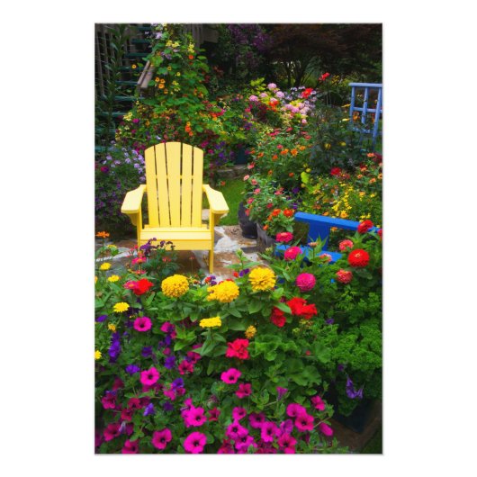 Garden designs in Garden Sammamish, Foto Afdruk (Voorkant)