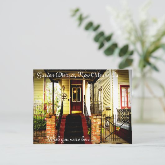 Garden District, New Orleans La Briefkaart (Staand voorkant)