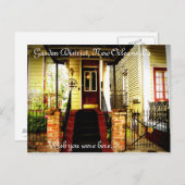Garden District, New Orleans La Briefkaart (Voorkant / Achterkant)