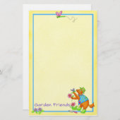 Garden Dog "Garden Friends" Briefpapier (Voorkant / Achterkant)