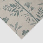 Garden Dream Elegant Botanical Silhouette - beige Tissuepapier (Detail)