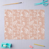 Garden Dream Elegant Botanical Silhouette - peach Tissuepapier (Craft)