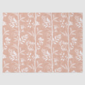 Garden Dream Elegant Botanical Silhouette - peach Tissuepapier (Voorkant)